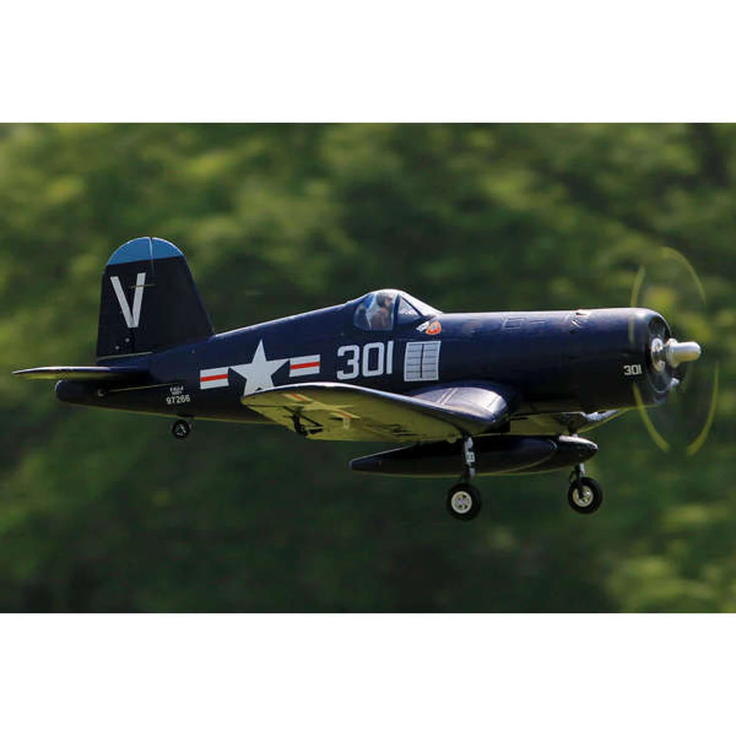 FMS F4U 800mm RTF V2 with Reflex, Blue - Image 21