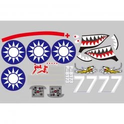 FMS Decal Sheet: 980mm P-40