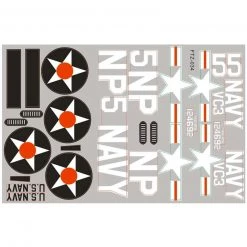 FMS Decal Sheet: T-28 800mm, Red