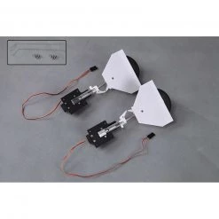 FMS Main Gear System: T28 V4 1400mm, Red