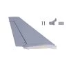FMS Vertical Stab: Yak 130, Grey