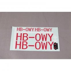 FMS Decal Sheet: J-3 Cub V3, 1400mm